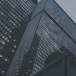 modern highrise building signifying future