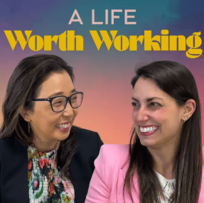 A Life Worth Working Podcast Logo 2025