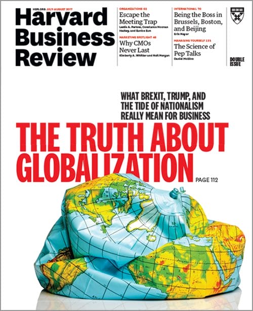 Harvard Business Review July/August 2017 Cover