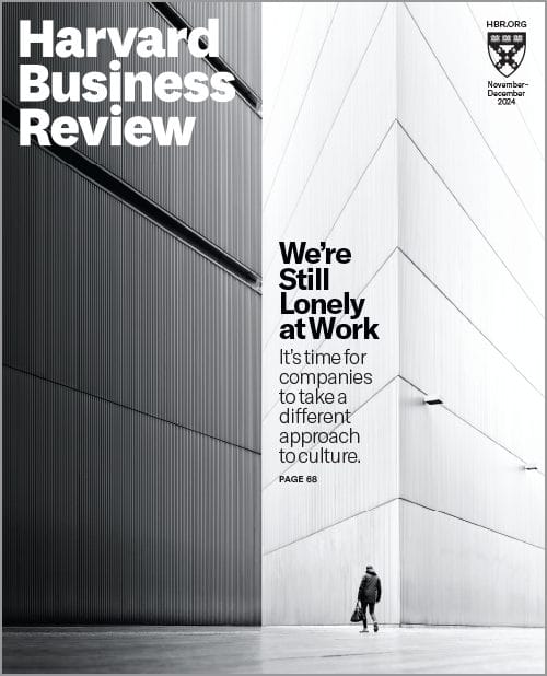 HBR Magazine November/December 2024 Cover