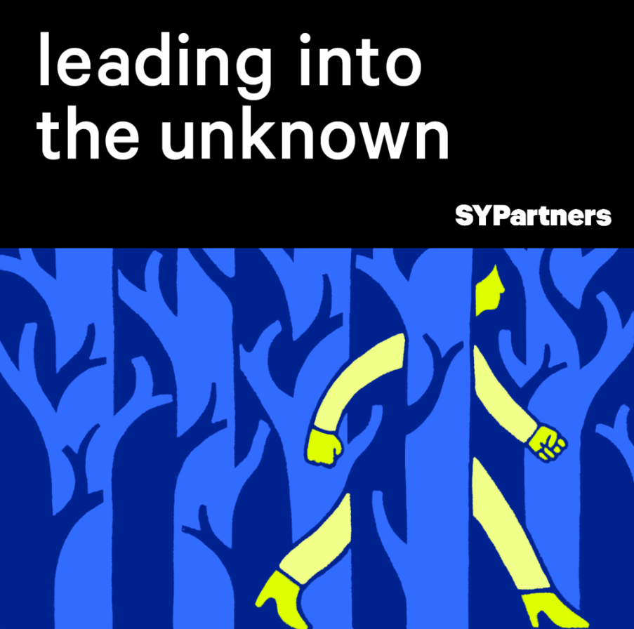 Leading into the Unknown Podcast Logo
