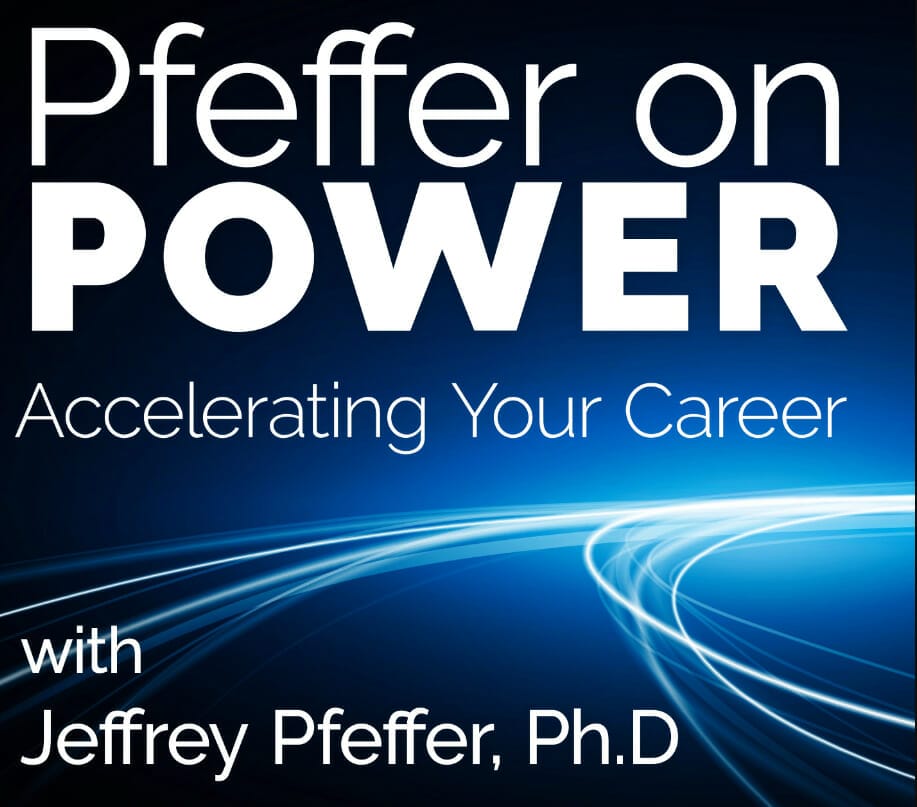 Pfeffer on Power Podcast Logo