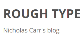 Rough Type Blog