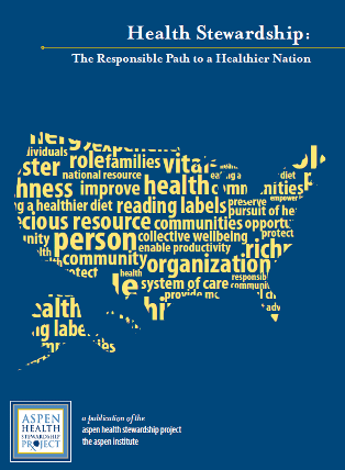 Aspen Institute Health Stewardship Report Cover