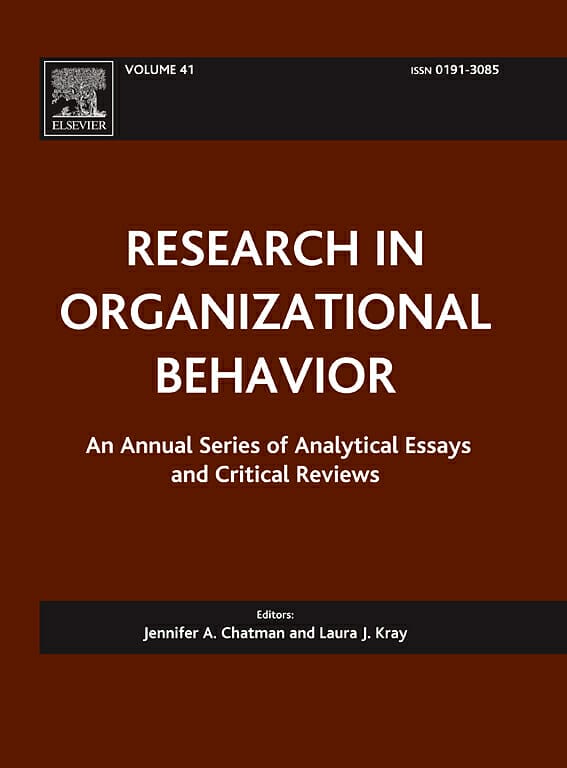 Research in Organizational Behavior Cover 2022