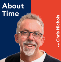 About Time Podcast Logo 2025