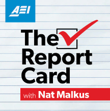 The Report Card Podcast Logo 2024