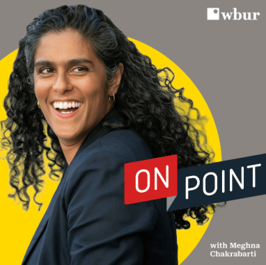WBUR On Point with Meghna Chakrabarti Podcast Logo 2025