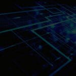 Tech communications background.