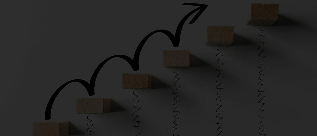 Increasing arrow signifying business growth.