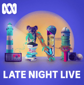 Late Night Live Podcast Logo 2025